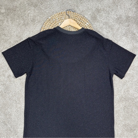 SOLD | Dressed in Lala Casual Luxe Midi Dress in Black Disco Sparkle Boxy S - Picture 10 of 16